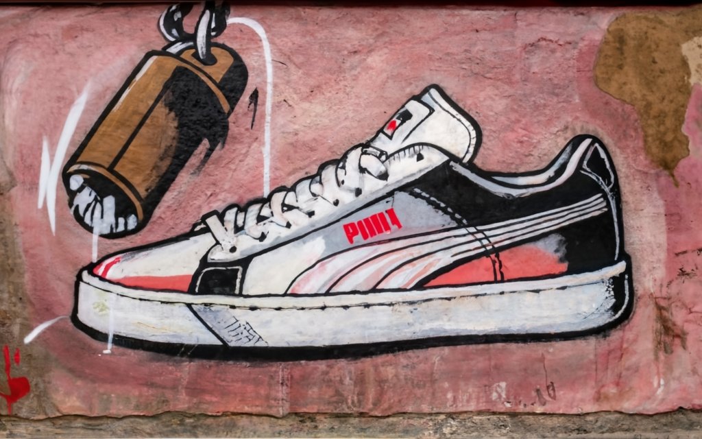 umasking counterfeits puma shoes in agra